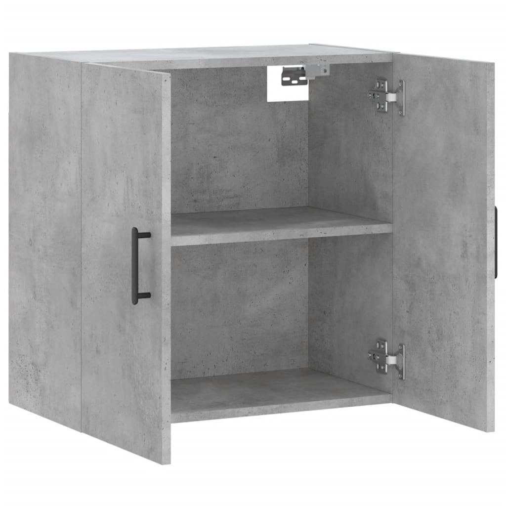 Dulap de perete, gri beton, 60x31x60 cm, lemn compozit GartenMobel Dekor