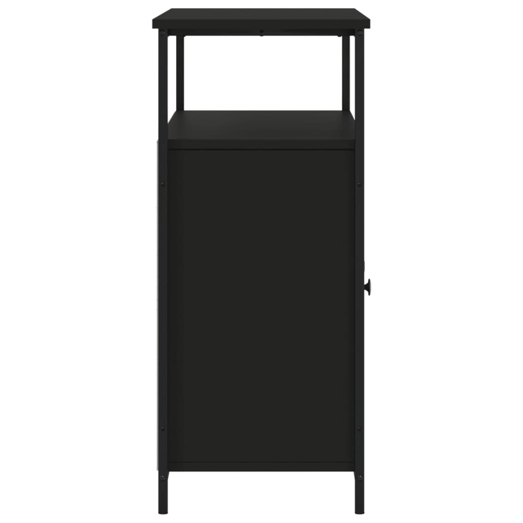 Servantă, negru, 100x35x80 cm, lemn prelucrat GartenMobel Dekor