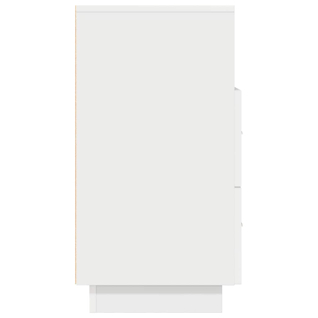 Noptiera cu 2 sertare alb 36x36x68 cm GartenMobel Dekor