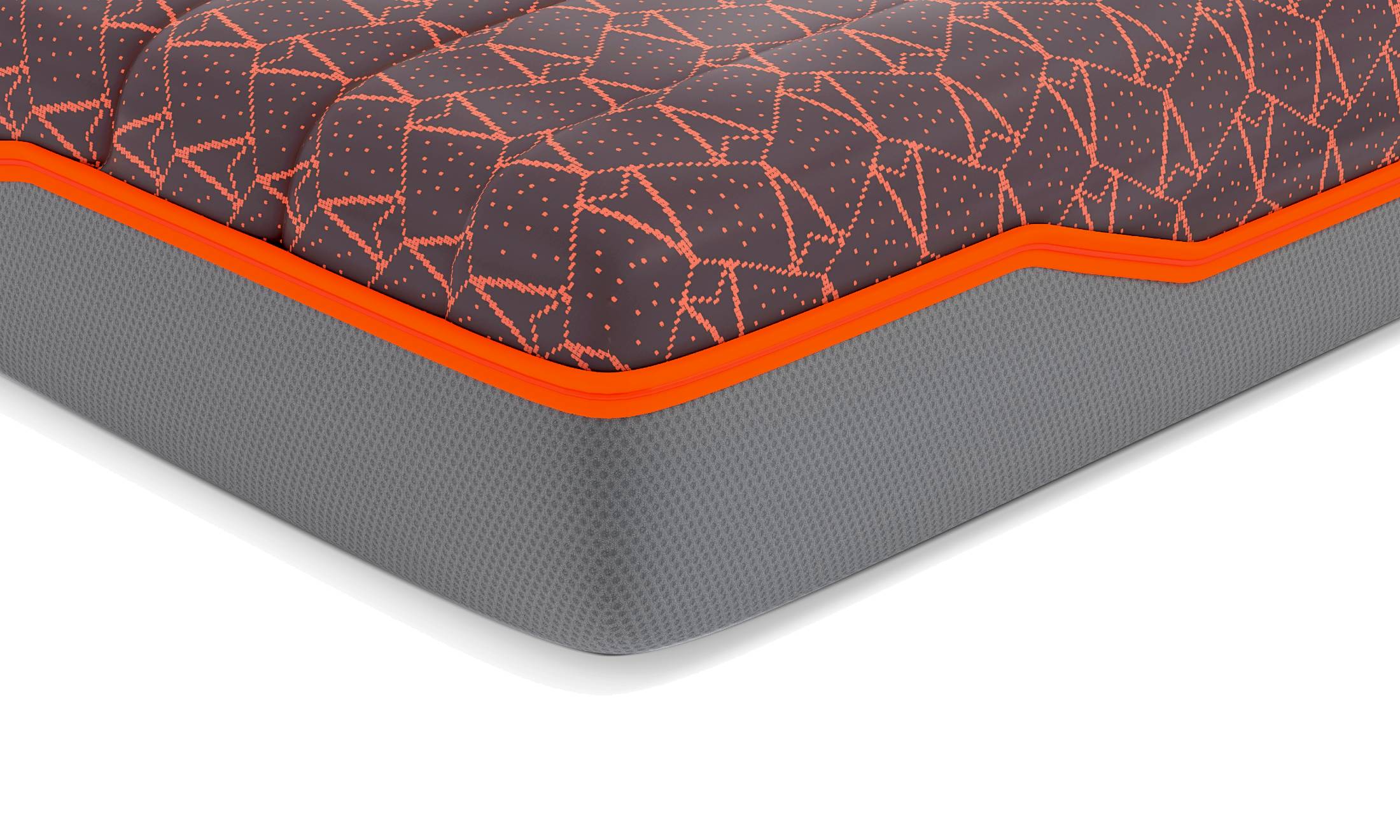 Saltea cu memorie și arcuri individuale SomnArt Supreme Pocket Multilayer 140x190, înălțime 24 cm, husă detașabilă, fermitate medie Relax KipRoom