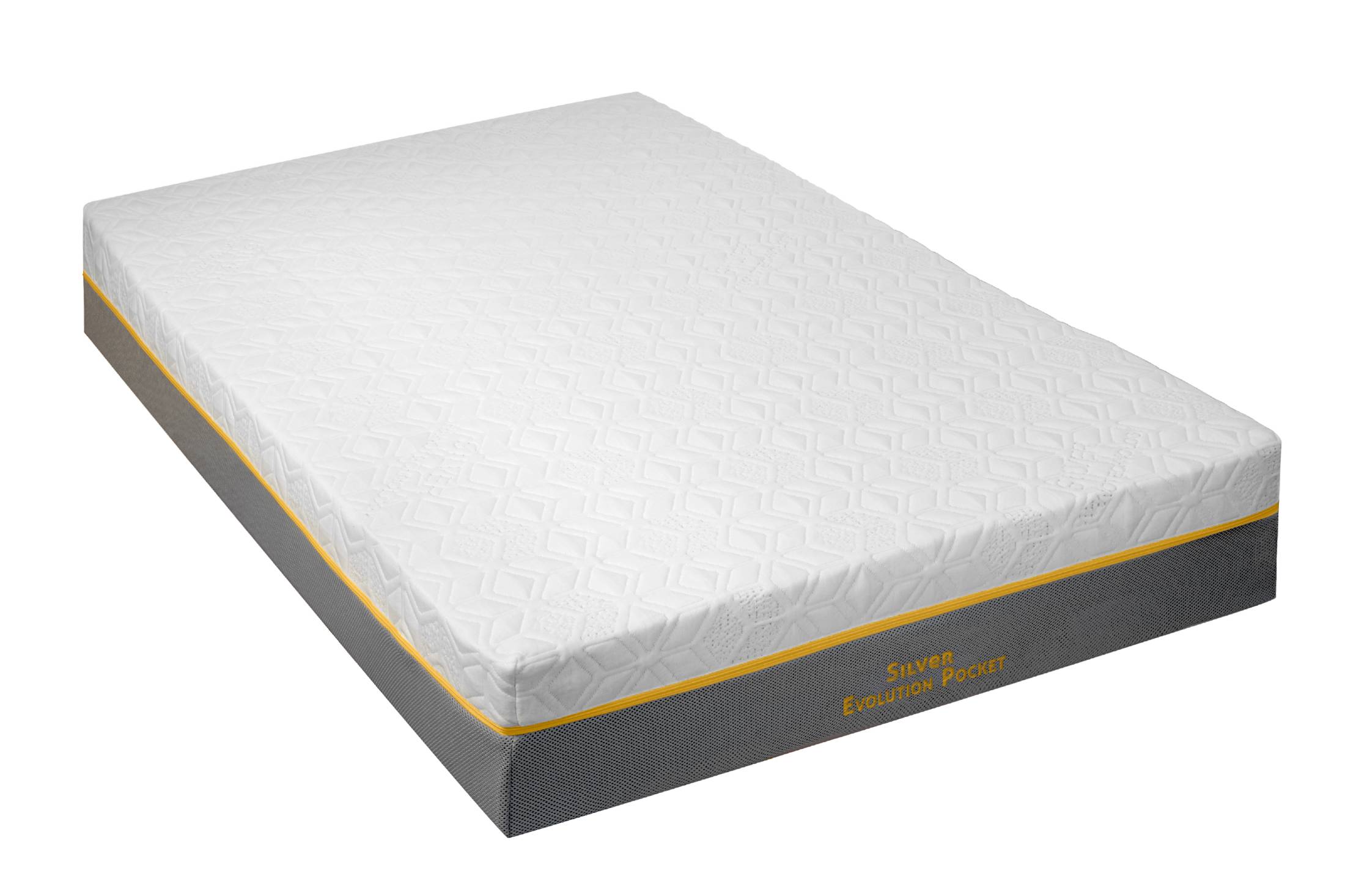 Saltea cu memorie și arcuri individuale Somnexpert Silver Evolution Pocket Spring 140x200, înălțime 24 cm, husă detașabilă, fermitate medie Relax KipRoom