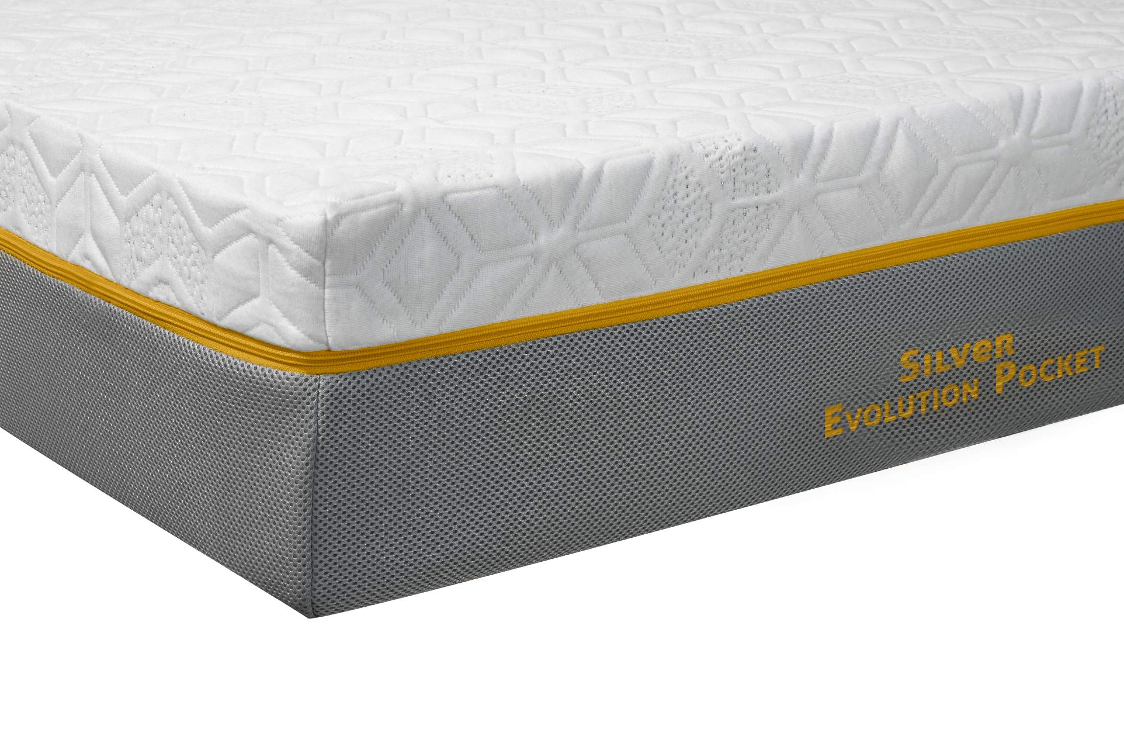 Saltea cu memorie și arcuri individuale Somnexpert Silver Evolution Pocket Spring 180x200, înălțime 24 cm, husă detașabilă, fermitate medie Relax KipRoom