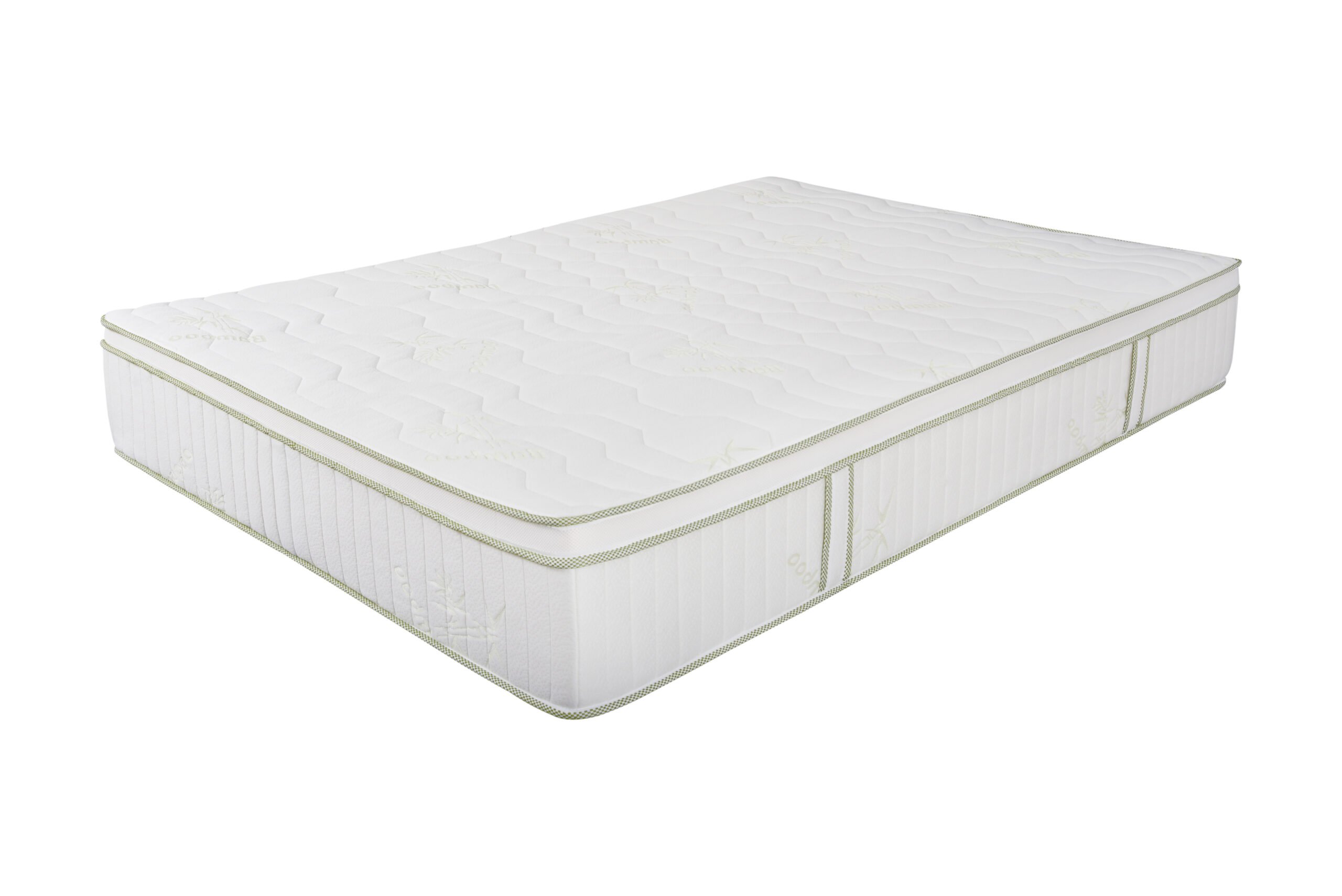 Saltea cu memorie si arcuri Bambus Super Confort Pocket Multilayer 90x200, inaltime 25 cm, husa matlasata, sistem 3D, manere, fermitate medie Relax KipRoom