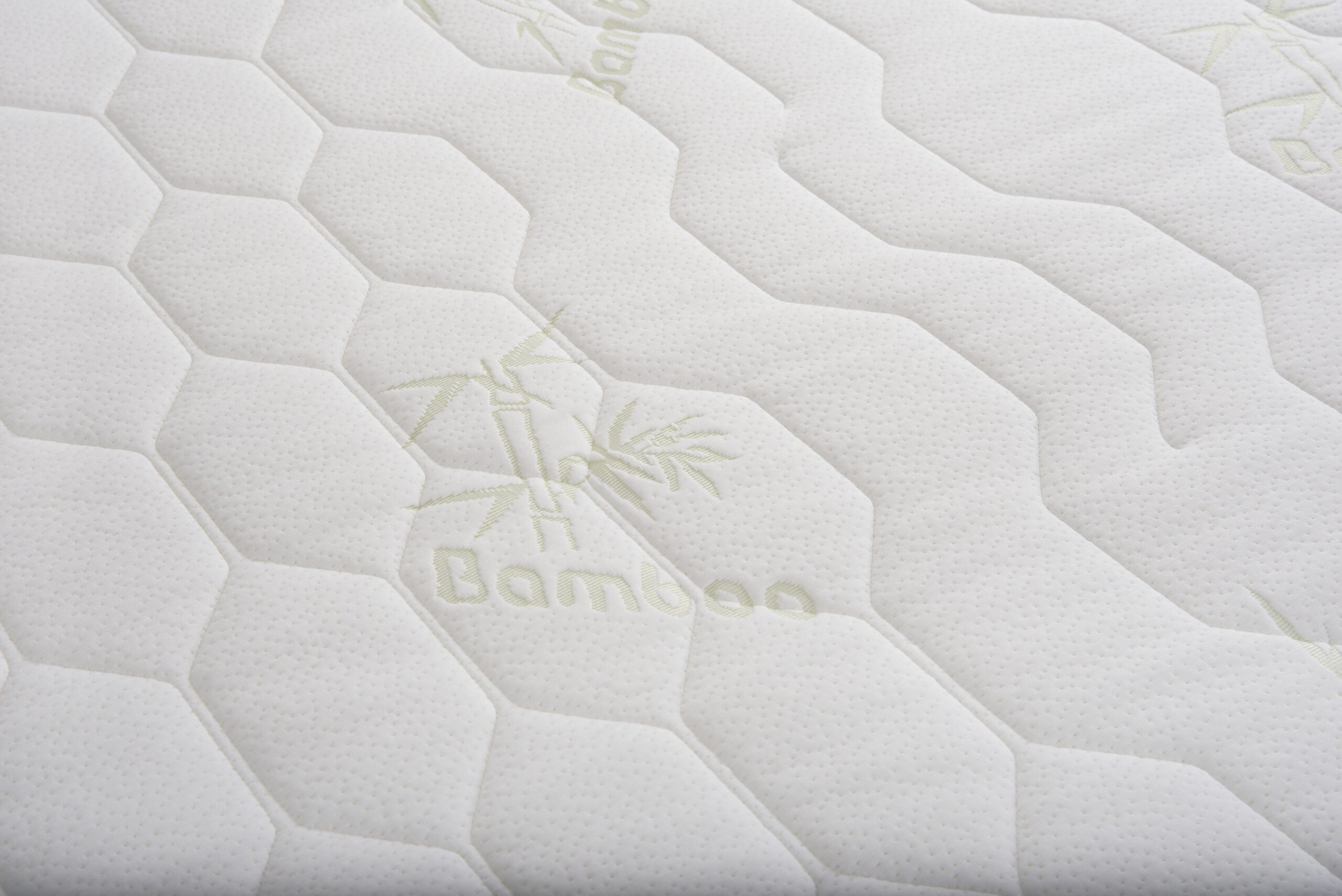 Saltea cu memorie si arcuri Bambus Super Confort Pocket Multilayer 90x200, inaltime 25 cm, husa matlasata, sistem 3D, manere, fermitate medie Relax KipRoom