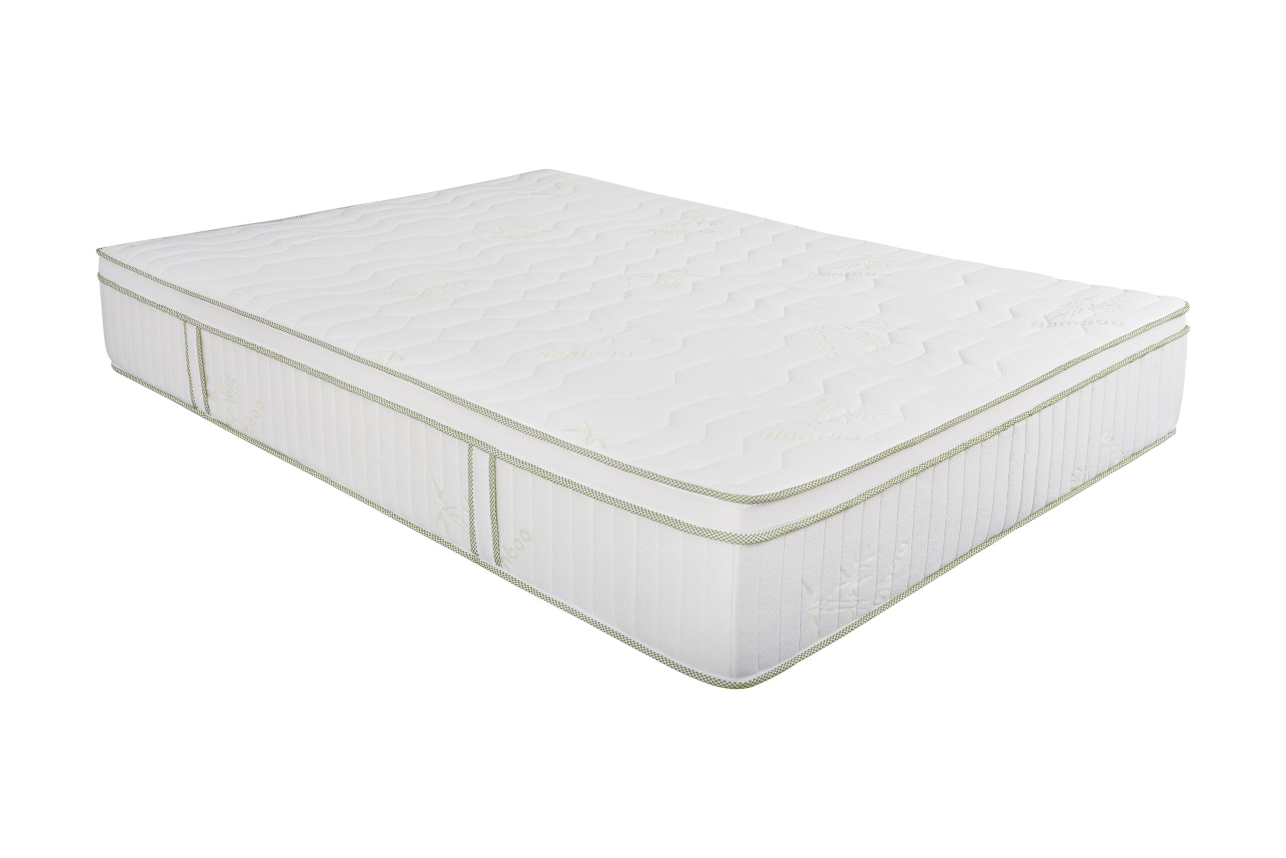 Saltea cu memorie si arcuri Bambus Super Confort Pocket Multilayer 90x200, inaltime 25 cm, husa matlasata, sistem 3D, manere, fermitate medie Relax KipRoom