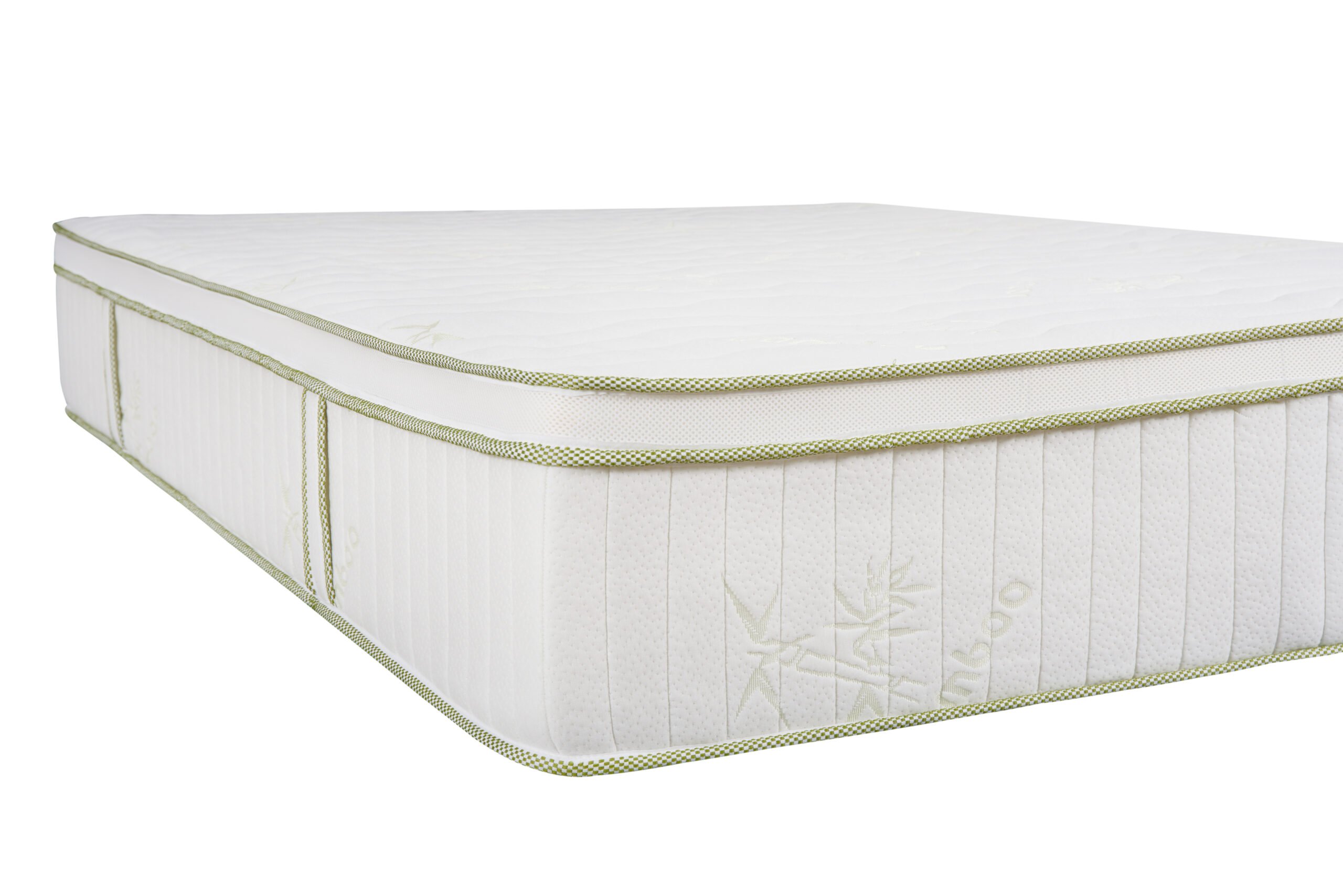 Saltea cu memorie si arcuri Bambus Super Confort Pocket Multilayer 90x200, inaltime 25 cm, husa matlasata, sistem 3D, manere, fermitate medie Relax KipRoom