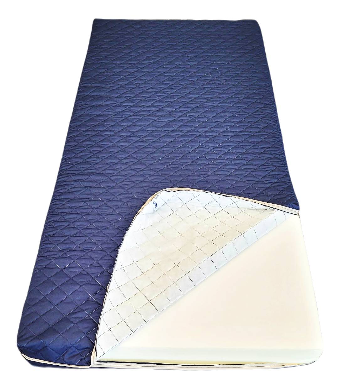 Husa impermeabilă 90x190x20 cm, matlasată cu vatelina, lavabilă, cu fermoar Relax KipRoom