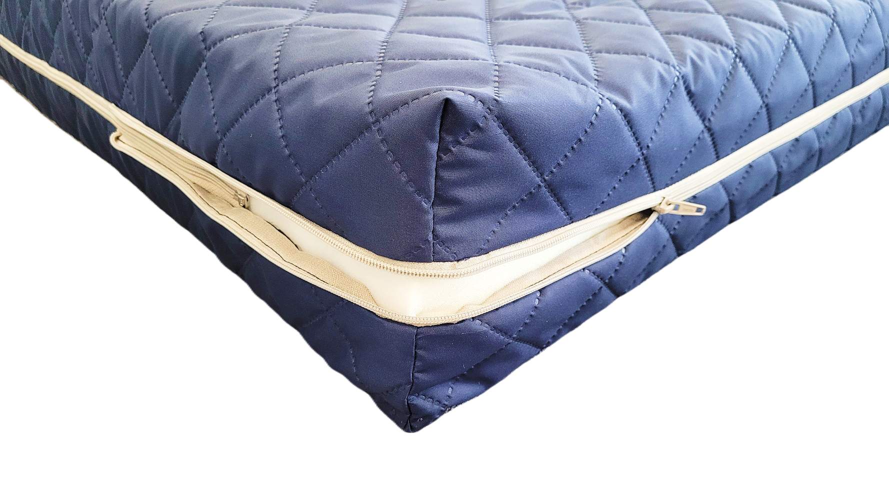 Husa impermeabilă 90x190x20 cm, matlasată cu vatelina, lavabilă, cu fermoar Relax KipRoom