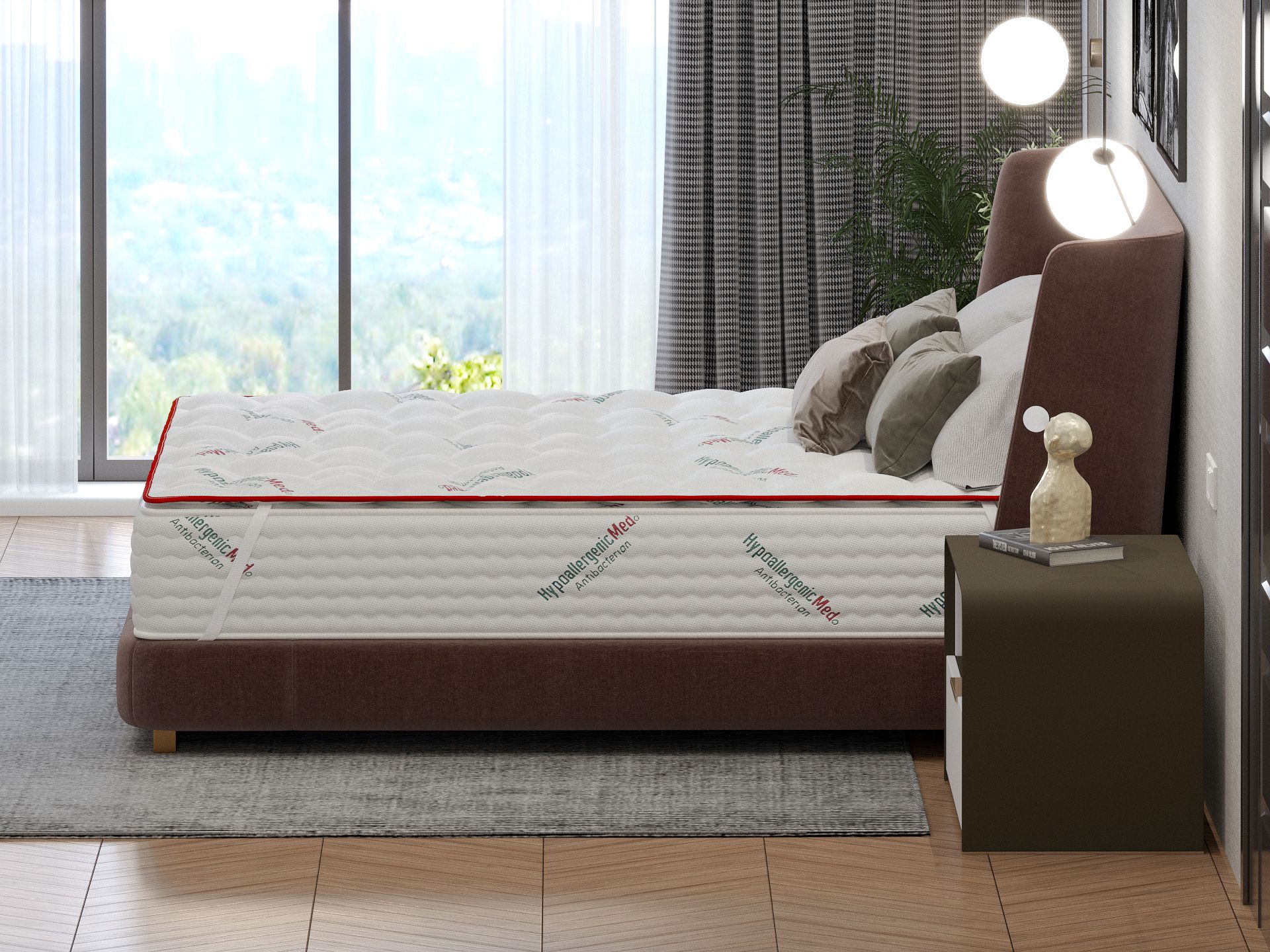 TopProtect HypoallergenicMed pentru saltea, tricot, 180x200 cm Relax KipRoom