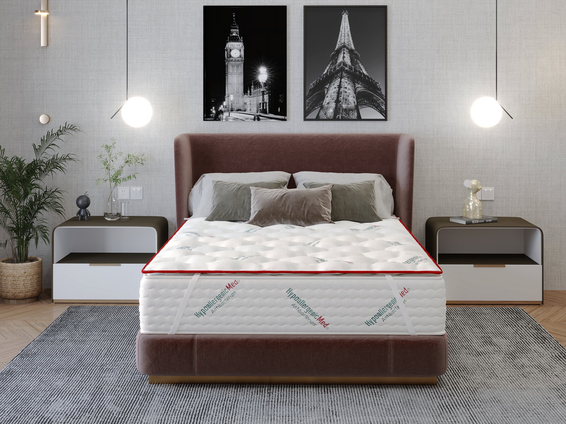 TopProtect HypoallergenicMed pentru saltea, tricot, 90x200 cm Relax KipRoom
