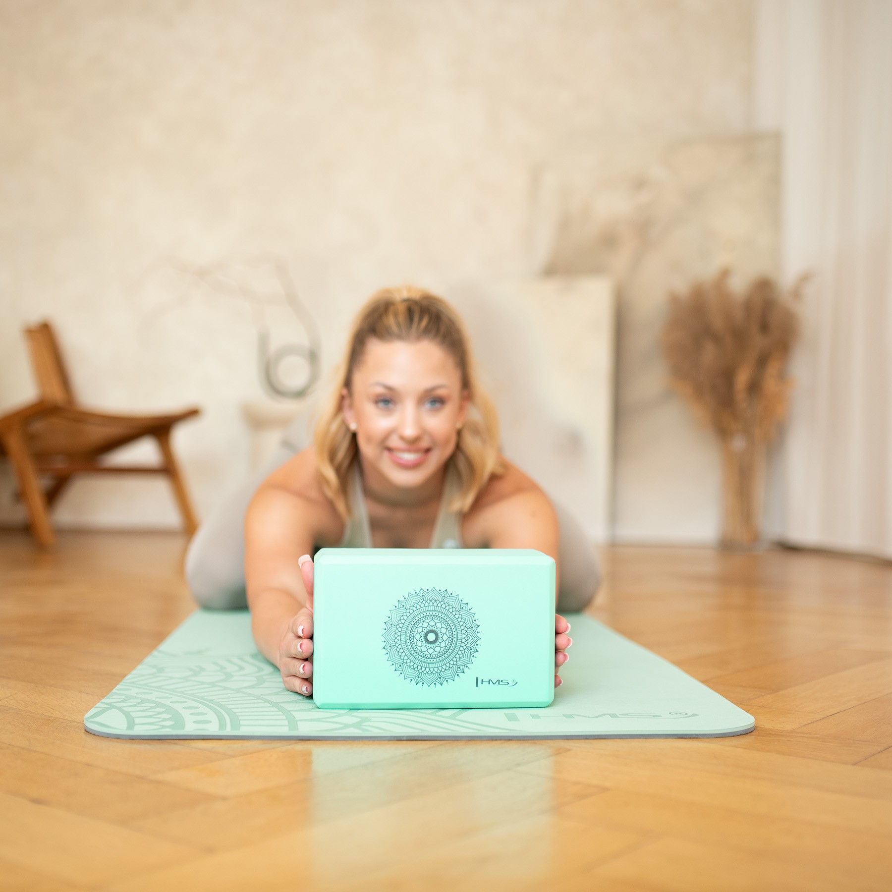 Caramida Yoga HMS KJ02, Menta FitLine Training