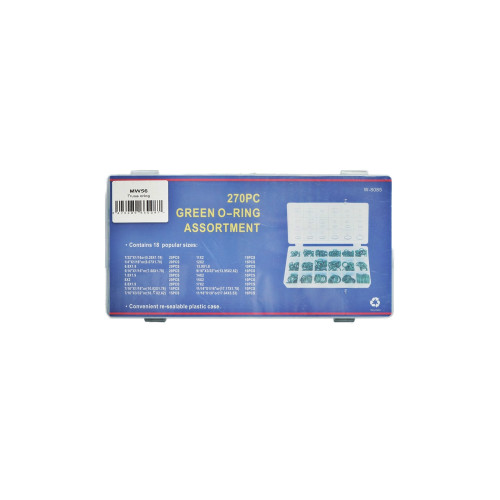 Trusa O-ring verde 270 piese pentru sistem de aer conditionat Cod: DISMW56 Automotive TrustedCars