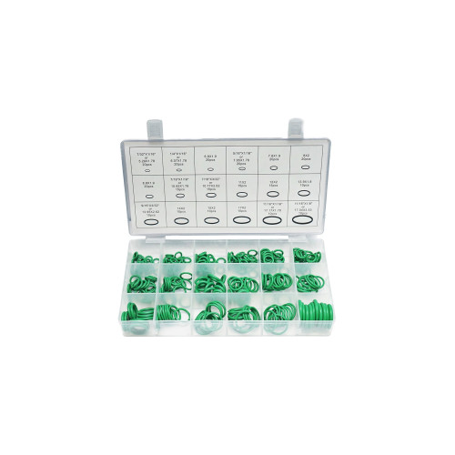 Trusa O-ring verde 270 piese pentru sistem de aer conditionat Cod: DISMW56 Automotive TrustedCars
