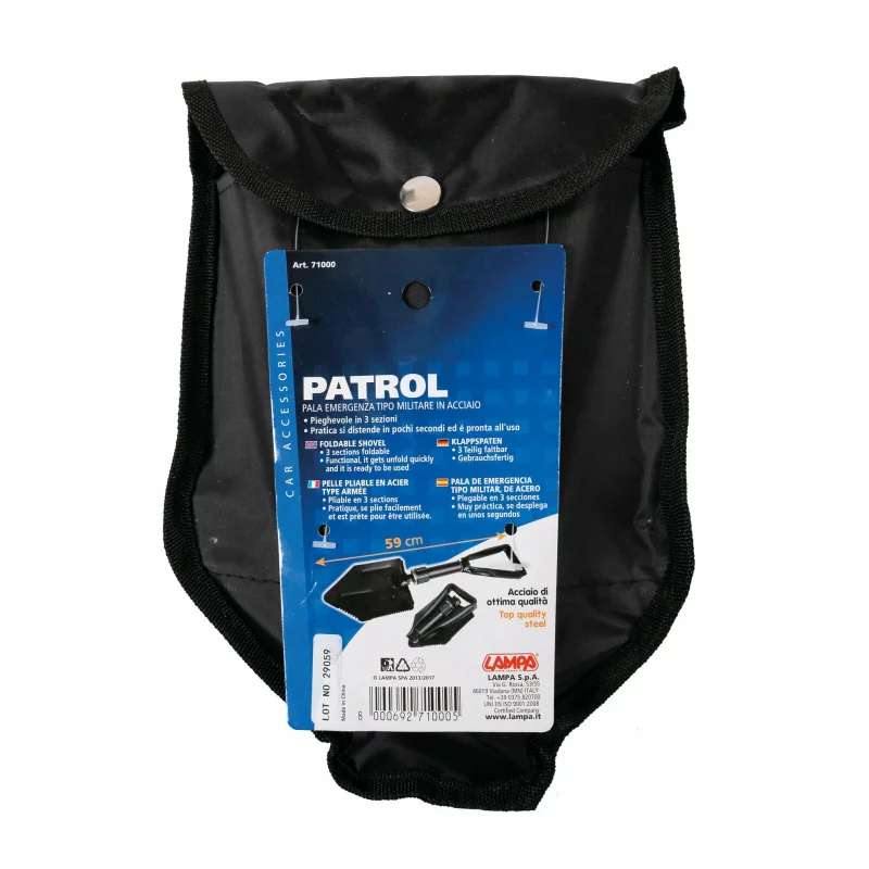 Lopata din metal cu maner rabatabil Patrol Garage AutoRide