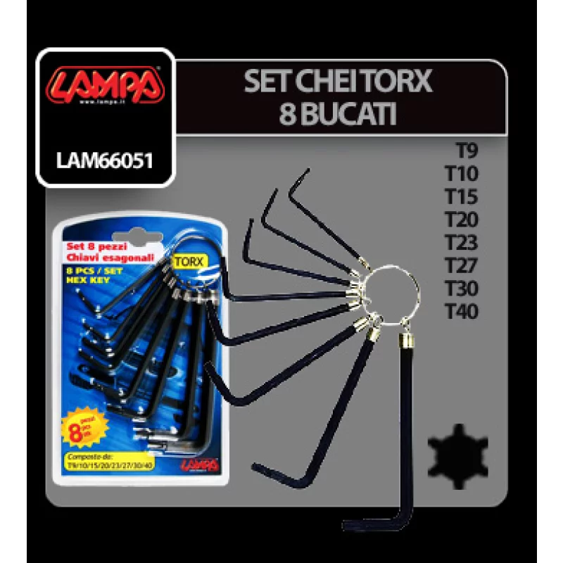 Set chei torx 8buc Lampa Garage AutoRide