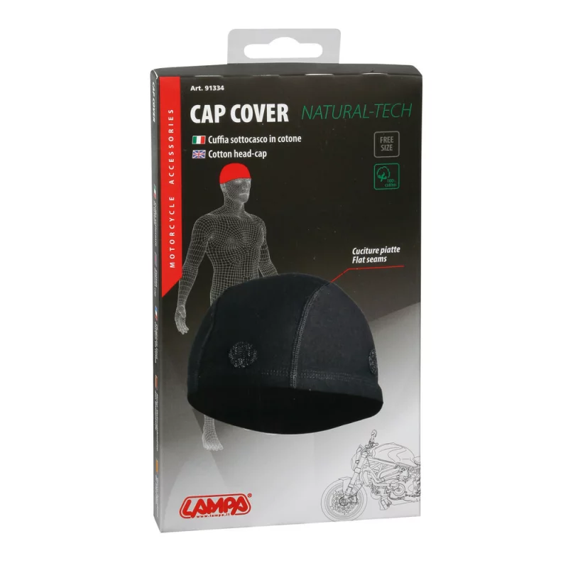 Balaclava caciula pentru casca din bumbac Natural-Tech Lampa Garage AutoRide