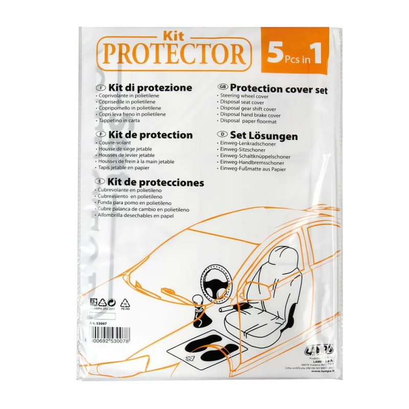 Kit de protectie interior auto 5 in 1 pentru service Garage AutoRide