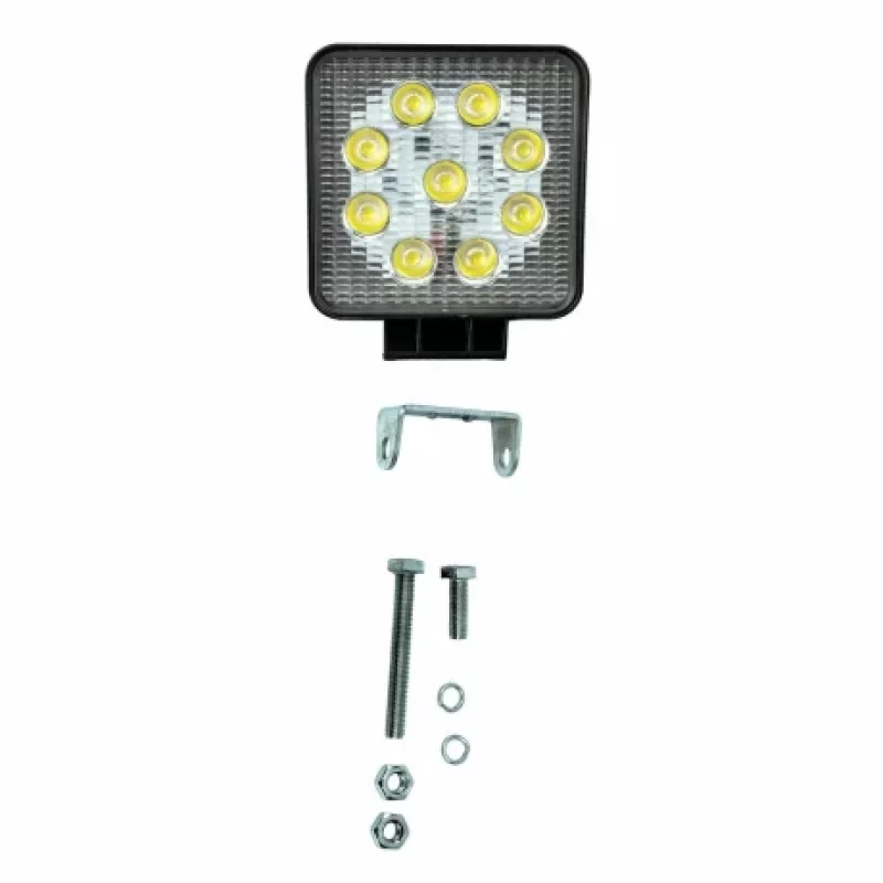 Proiector din metal patrat 9LED 12/24V Garage AutoRide