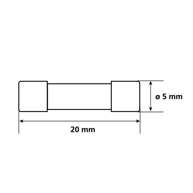 Set sigurante sticla ZME 10buc 12/32V - 5x20mm Garage AutoRide