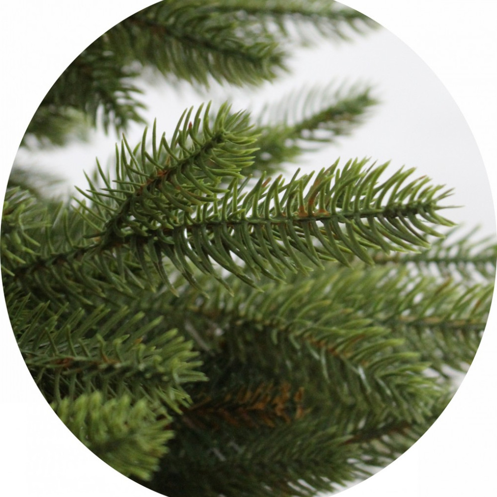 Brad Artificial de Craciun cu Ace 3D PE Nordmann Verde 230cm