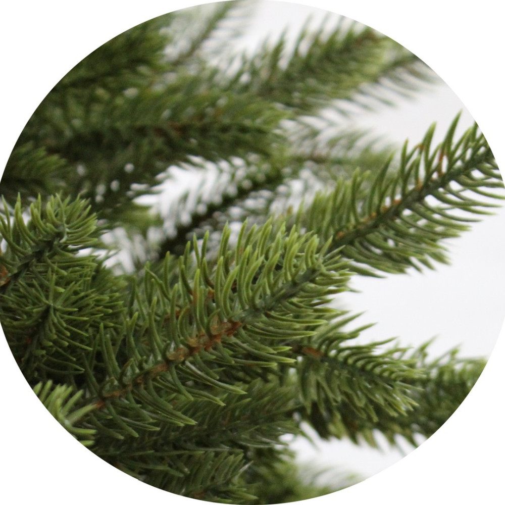 Brad Artificial de Craciun cu Ace 3D PE Nordmann Verde 230cm