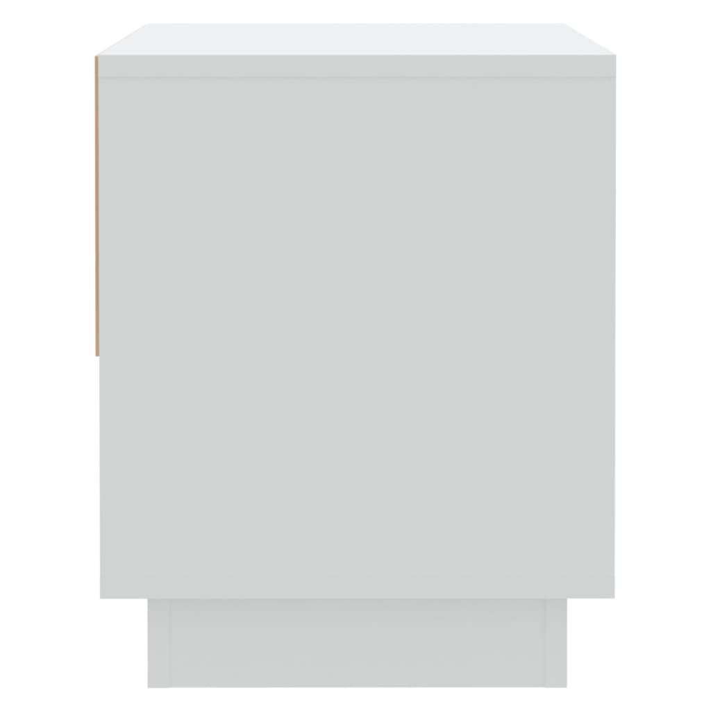 Noptiere, alb, 2 buc., 45x34x44 cm, PAL GartenMobel Dekor