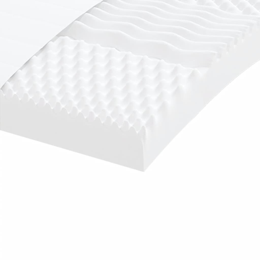 Pat de zi cu extensie și saltele, gri deschis 90x200 cm textil GartenMobel Dekor