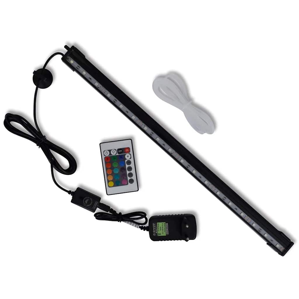 Lampă cu LED pentru acvariu cu bule RGB 48 cm GartenMobel Dekor