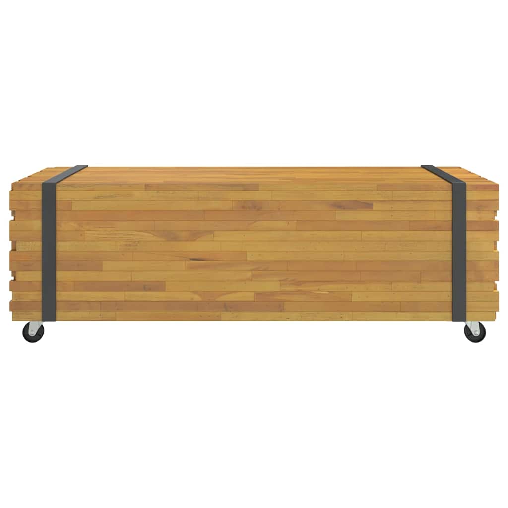Masuta de cafea 110x45x35 cm din lemn masiv de tec GartenMobel Dekor