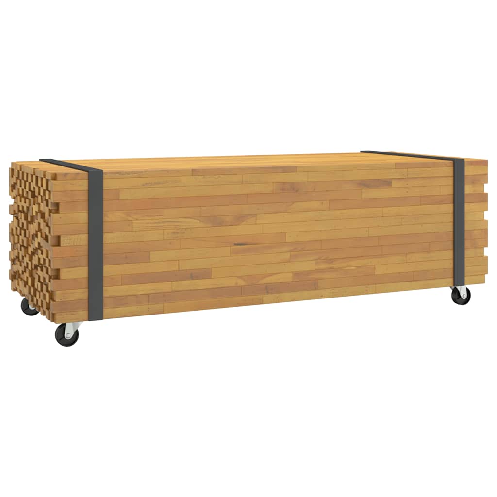 Masuta de cafea 110x45x35 cm din lemn masiv de tec GartenMobel Dekor