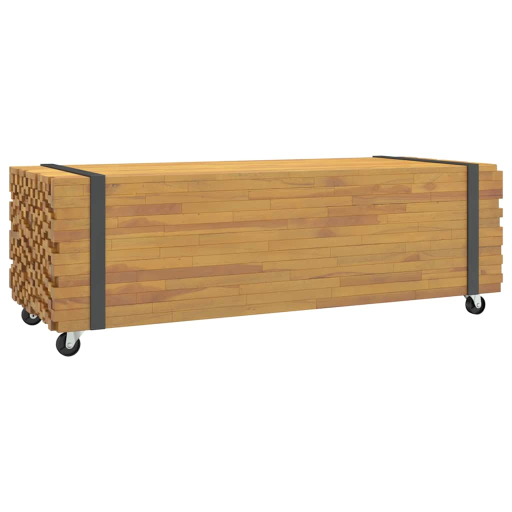 Masuta de cafea 110x45x35 cm din lemn masiv de tec GartenMobel Dekor