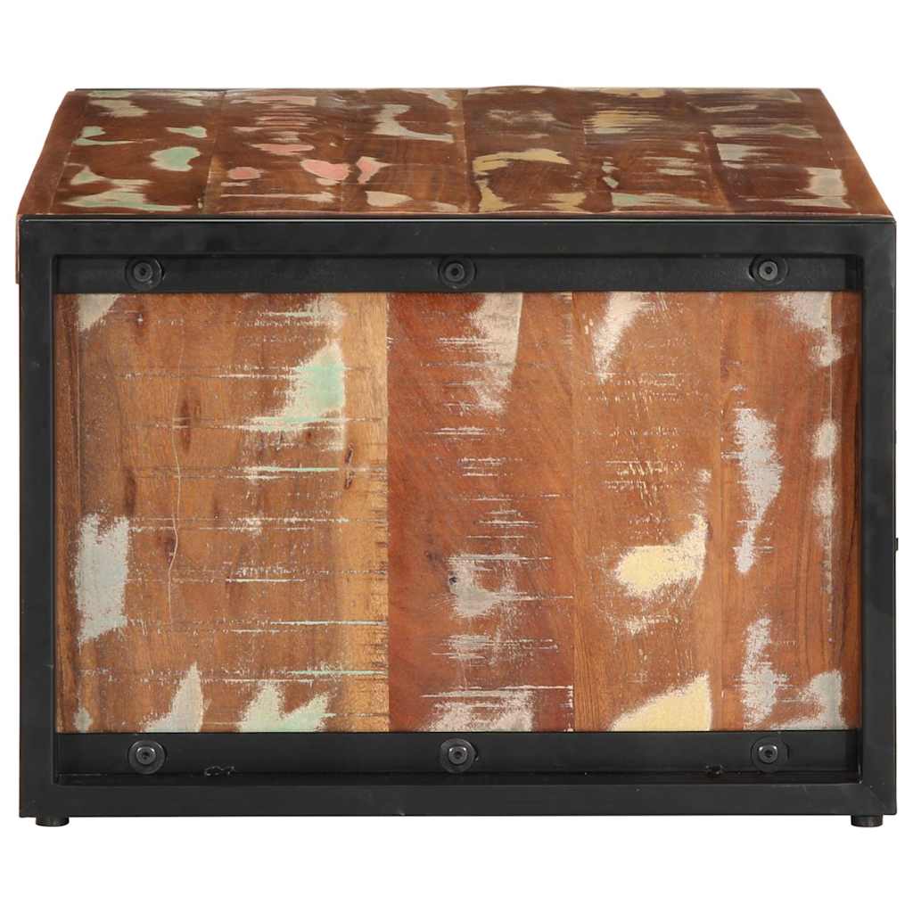 Masuta de cafea multicolora 90x50x36 cm lemn masiv recuperat GartenMobel Dekor