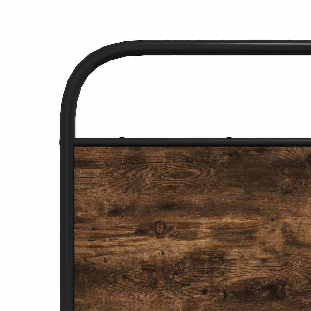 Cadru de pat fără saltea 120x190 cm Stejar fumuriu GartenMobel Dekor