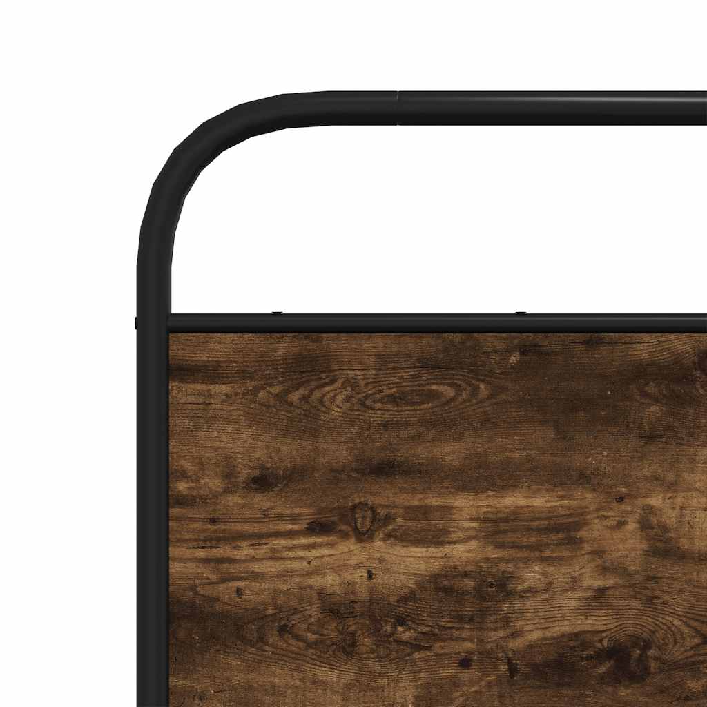 Cadru de pat fără saltea 120x200 cm Stejar fumuriu GartenMobel Dekor