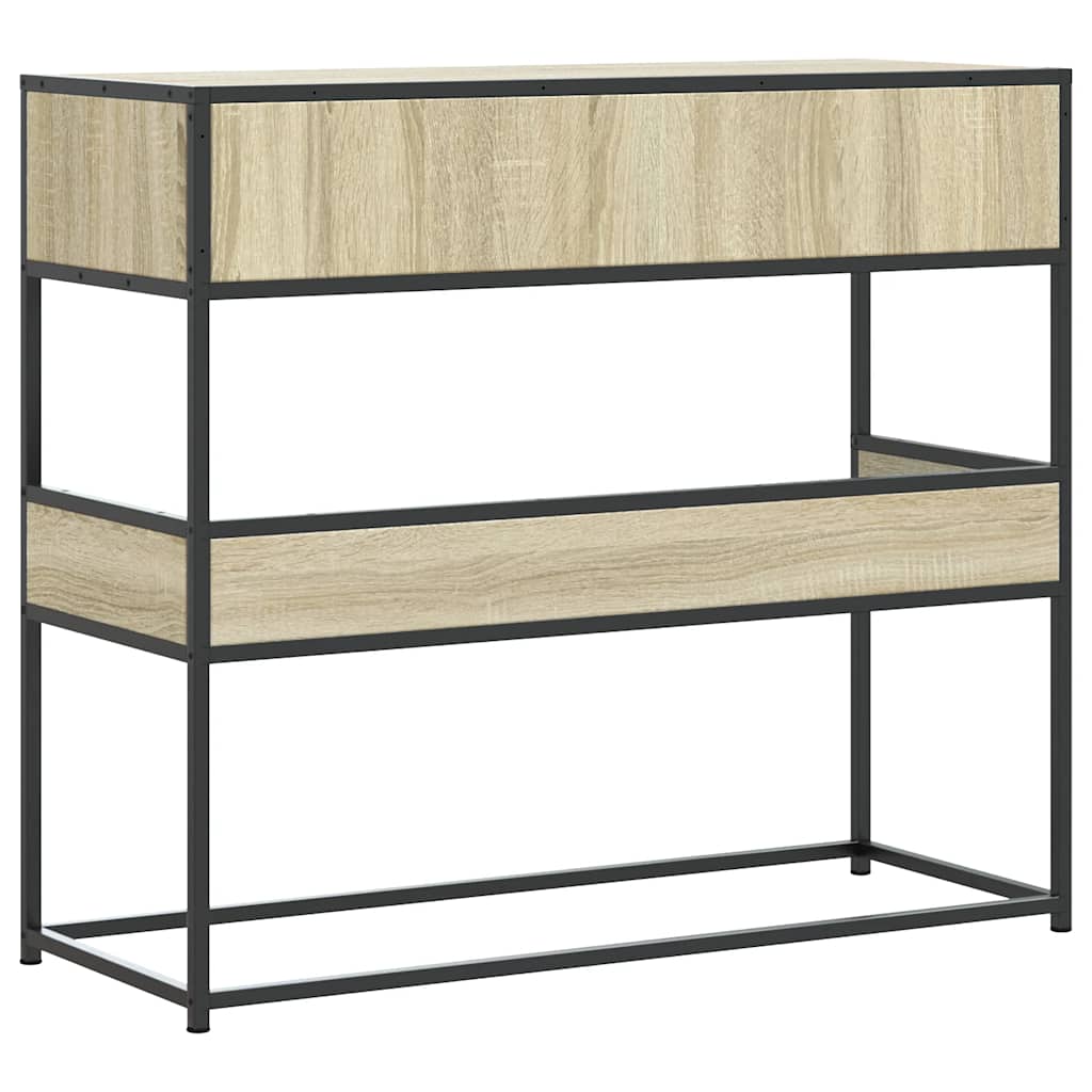 Măsuță consolă, stejar sonoma, 90x35x80 cm, lemn prelucrat GartenMobel Dekor