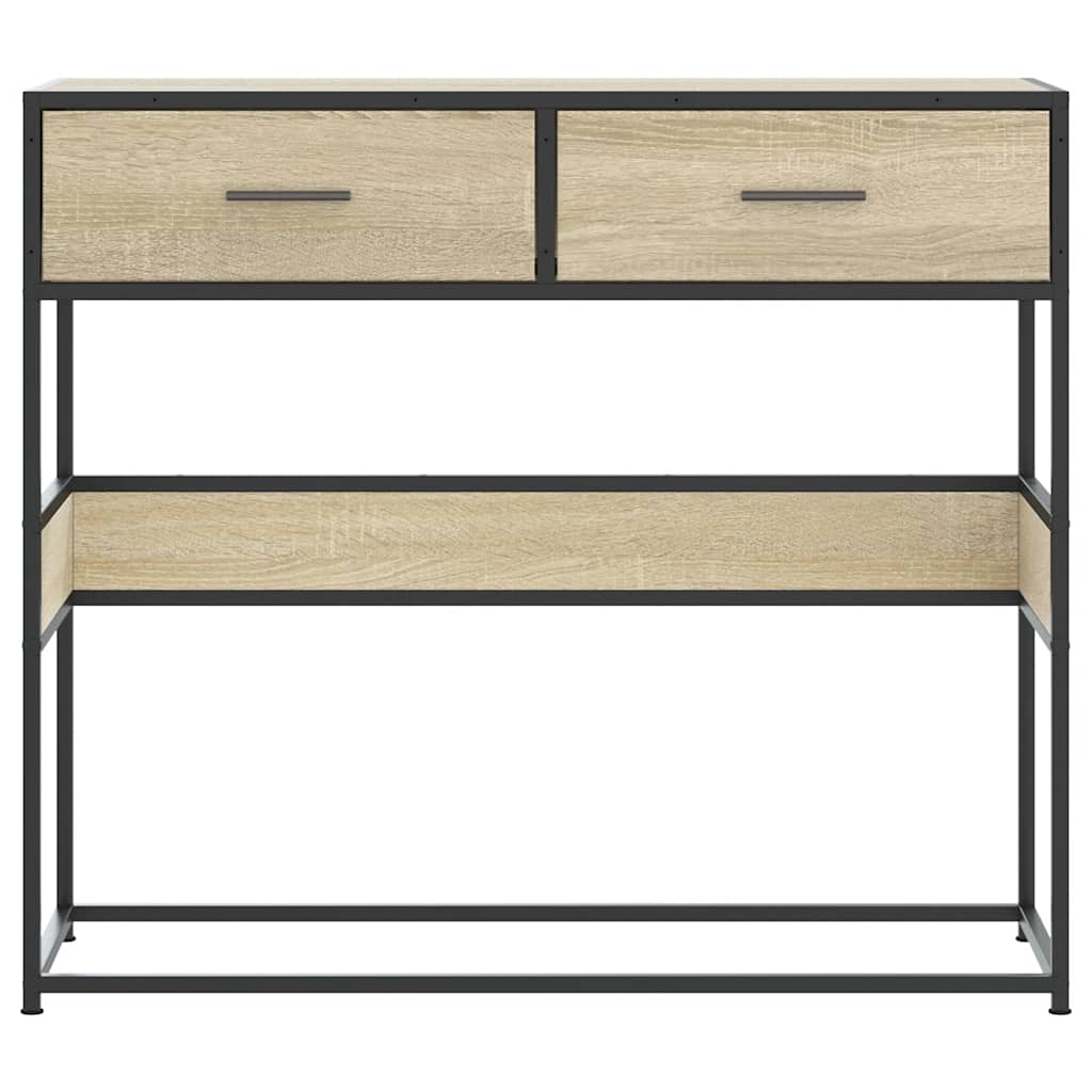 Măsuță consolă, stejar sonoma, 90x35x80 cm, lemn prelucrat GartenMobel Dekor
