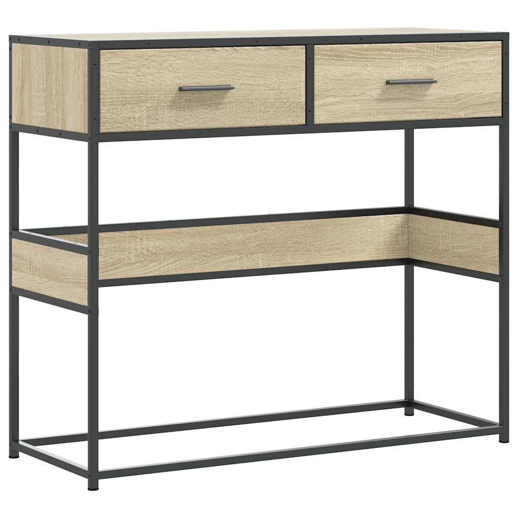 Măsuță consolă, stejar sonoma, 90x35x80 cm, lemn prelucrat GartenMobel Dekor