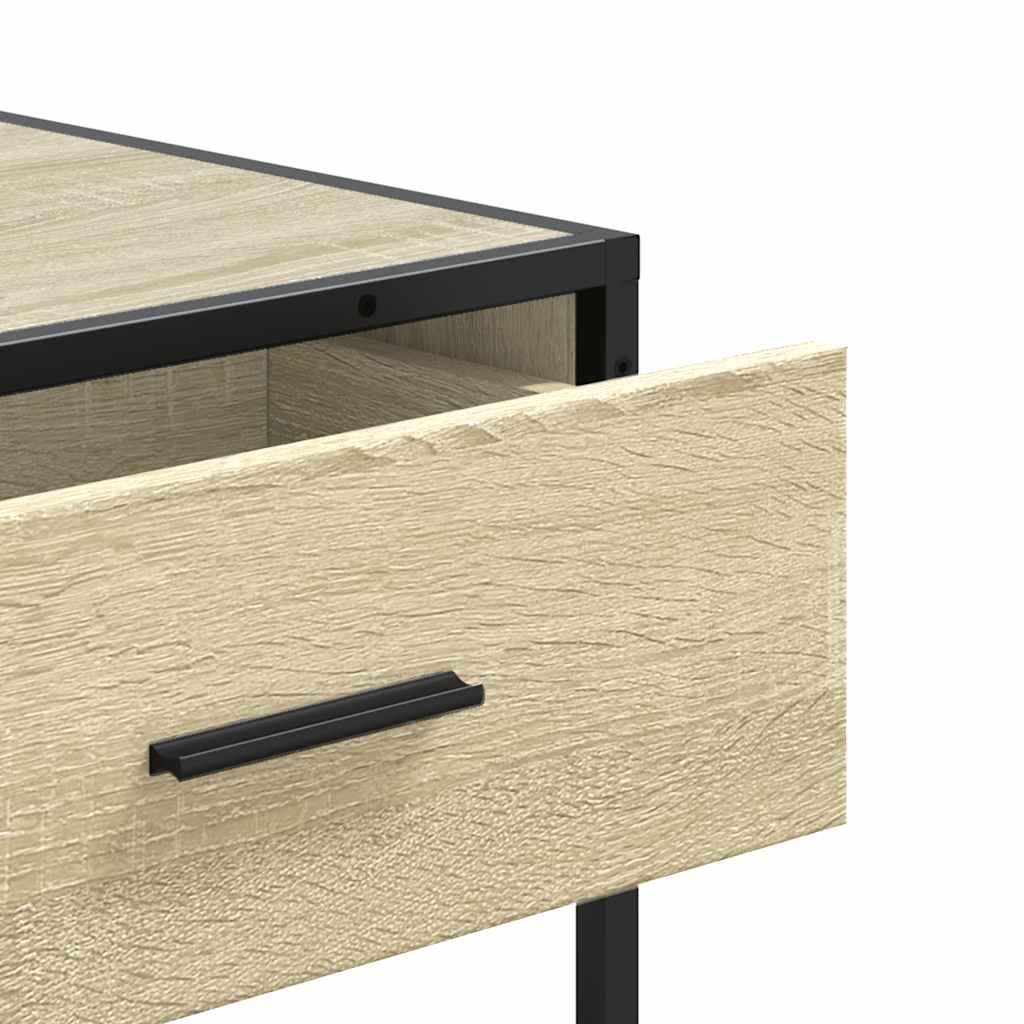 Măsuță consolă, stejar sonoma, 90x35x80 cm, lemn prelucrat GartenMobel Dekor