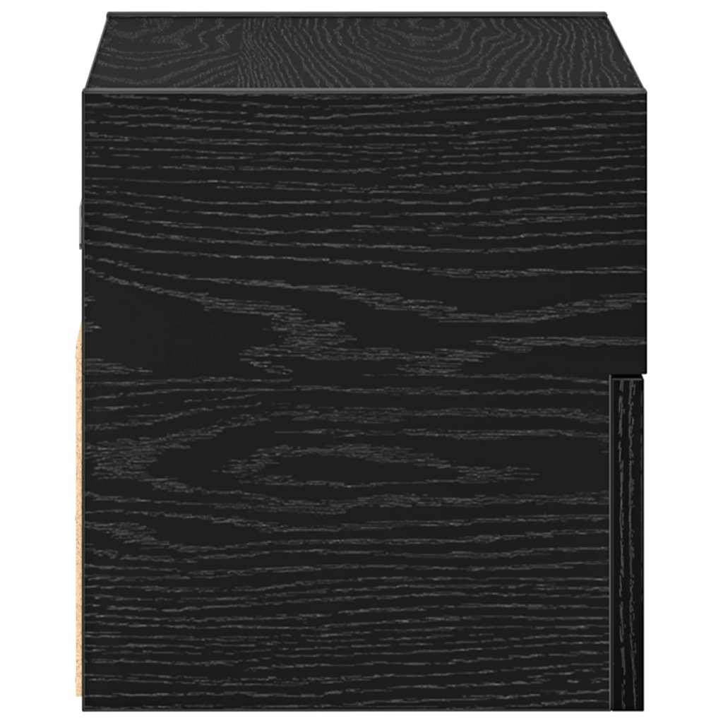 Noptieră de perete, negru, 45x26x28,5 cm GartenMobel Dekor