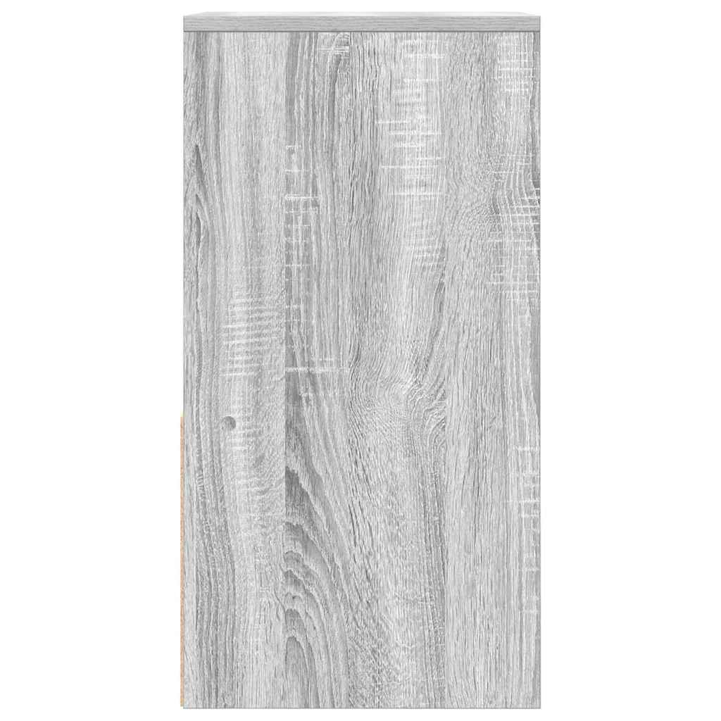 Noptiera cu sertar Gri Sonoma 35x34x66,5 cm GartenMobel Dekor