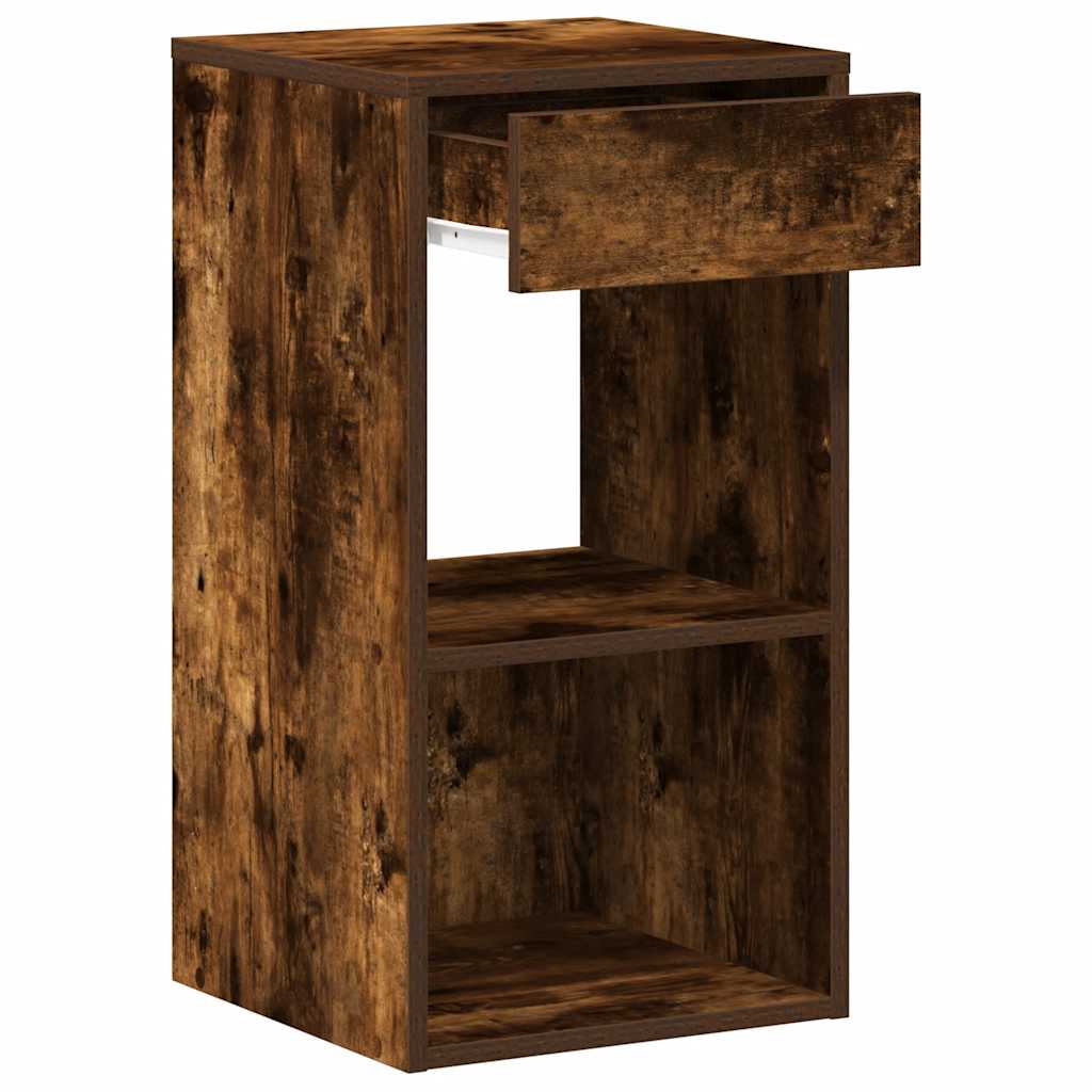 Noptiera cu sertar stejar afumat 35x34x66,5 cm GartenMobel Dekor