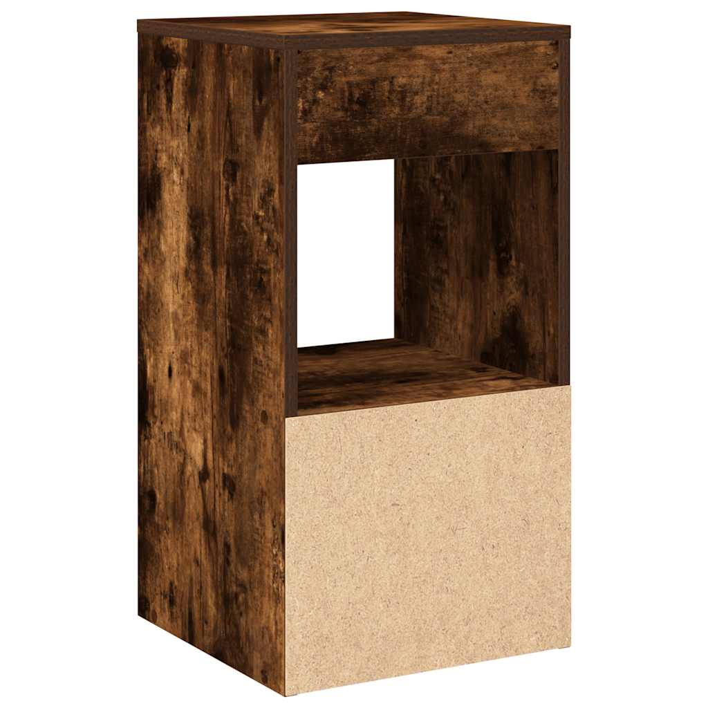 Noptiera cu sertar stejar afumat 35x34x66,5 cm GartenMobel Dekor