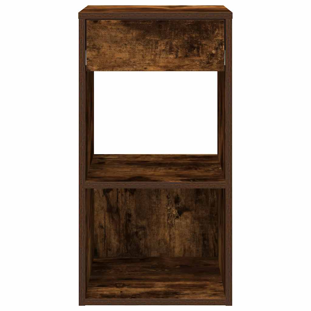 Noptiera cu sertar stejar afumat 35x34x66,5 cm GartenMobel Dekor