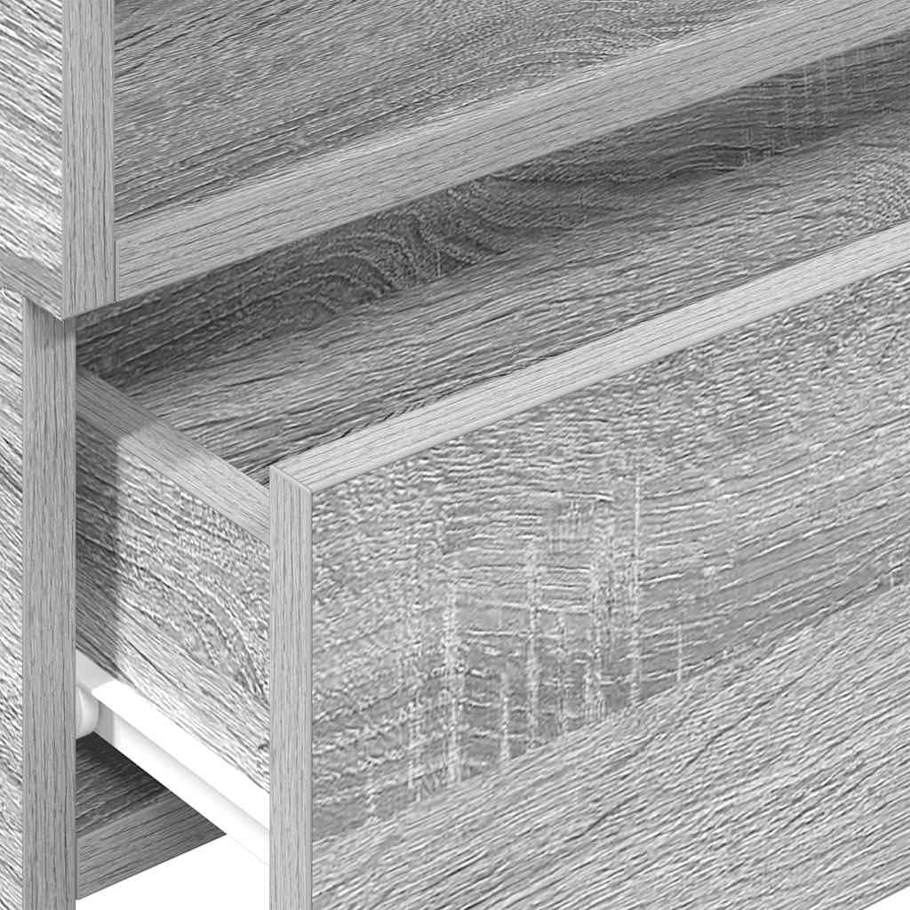 Noptieră montată pe perete gri Sonoma 45x26x28,5 cm GartenMobel Dekor