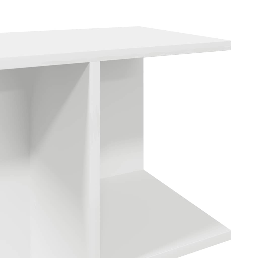 Noptiere 2 buc Alb 46,5x29x61 cm Lemn prelucrat GartenMobel Dekor