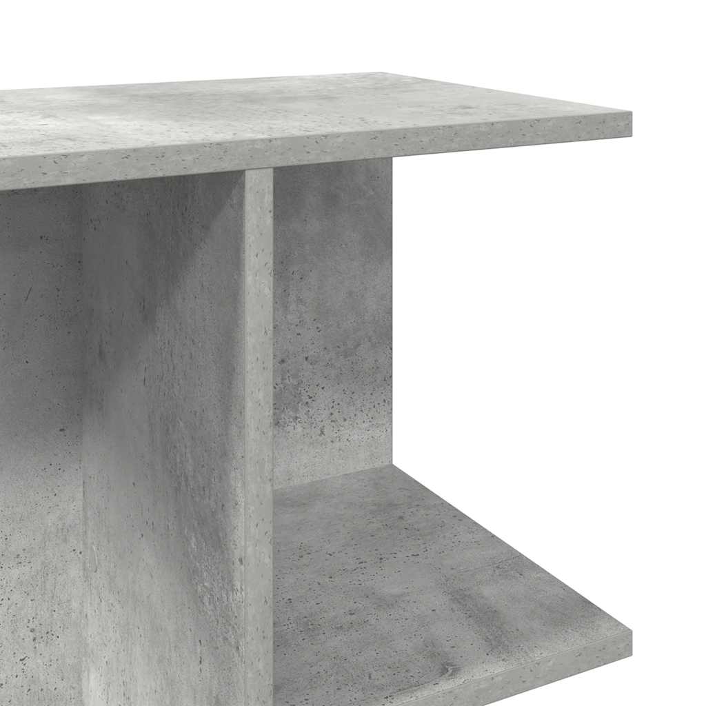 Noptiere 2 buc Beton Gri 46,5x29x61 cm Lemn prelucrat GartenMobel Dekor