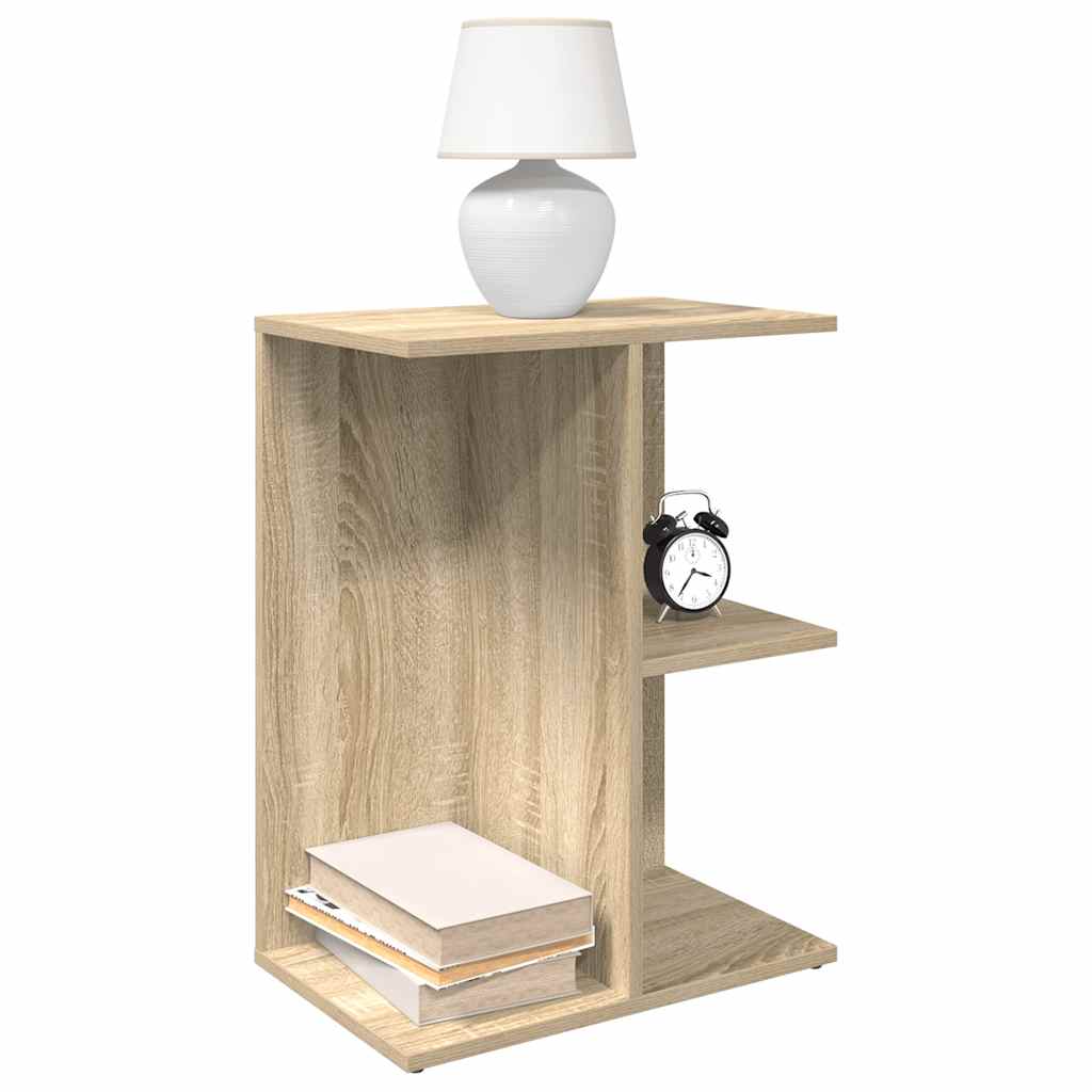 Noptiere 2 buc Stejar Sonoma 46,5x29x61 cm Lemn prelucrat GartenMobel Dekor