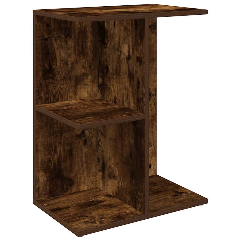 Noptiere 2 buc Stejar afumat 46,5x29x61 cm Lemn prelucrat GartenMobel Dekor