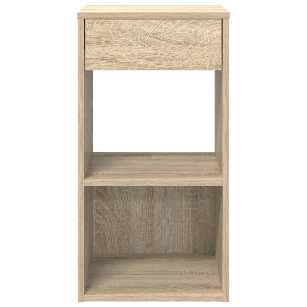 Noptiere cu sertar 2 buc. Stejar Sonoma 35x34x66,5 cm GartenMobel Dekor