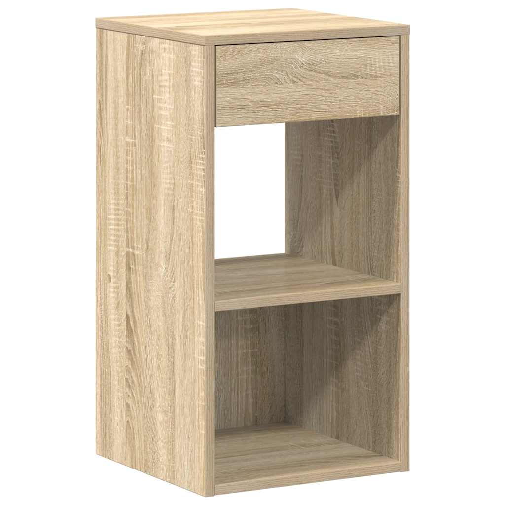 Noptiere cu sertar 2 buc. Stejar Sonoma 35x34x66,5 cm GartenMobel Dekor